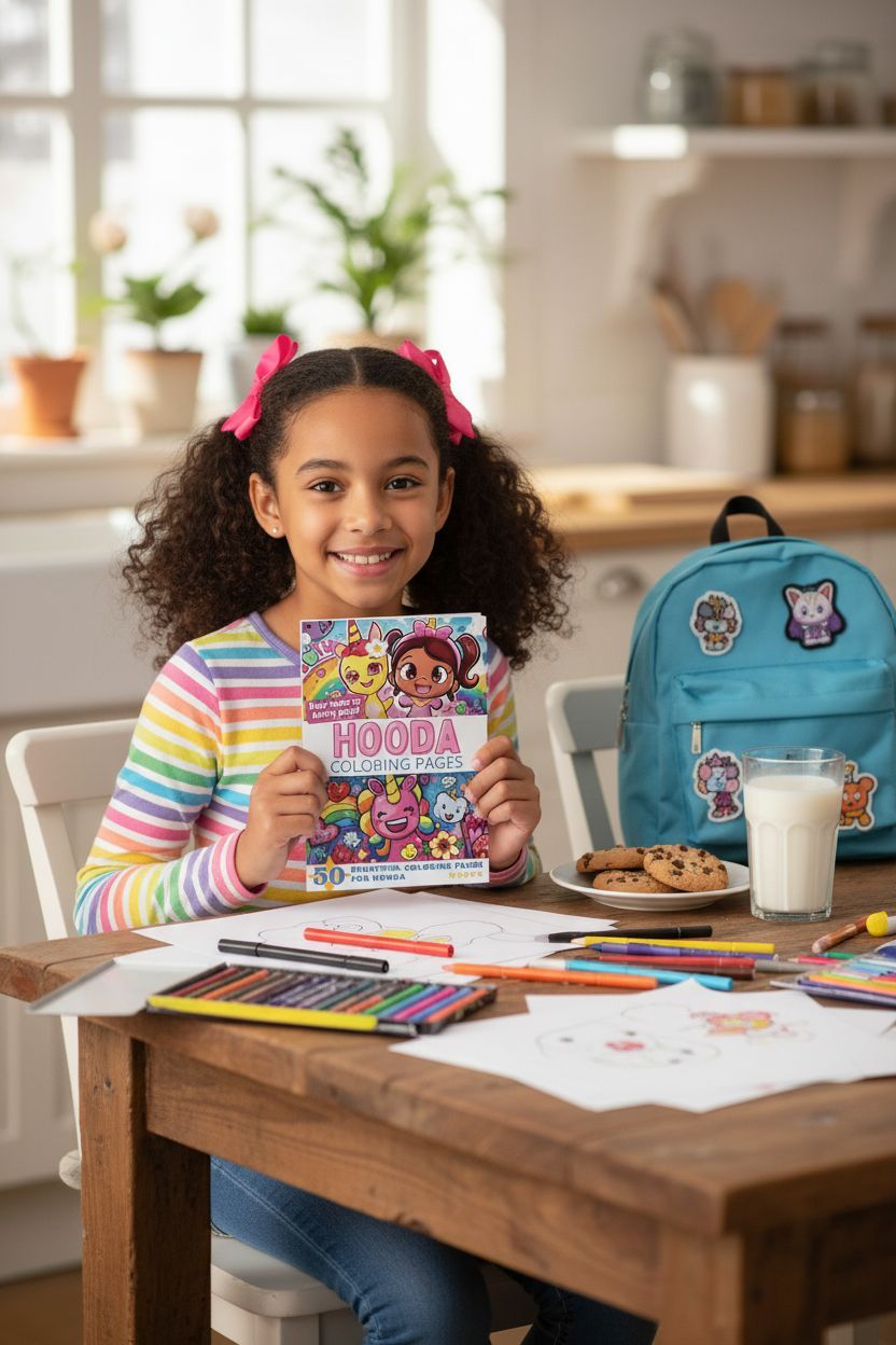 Hooda personal coloring pages