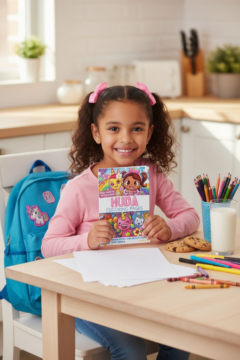 Huda personal coloring pages