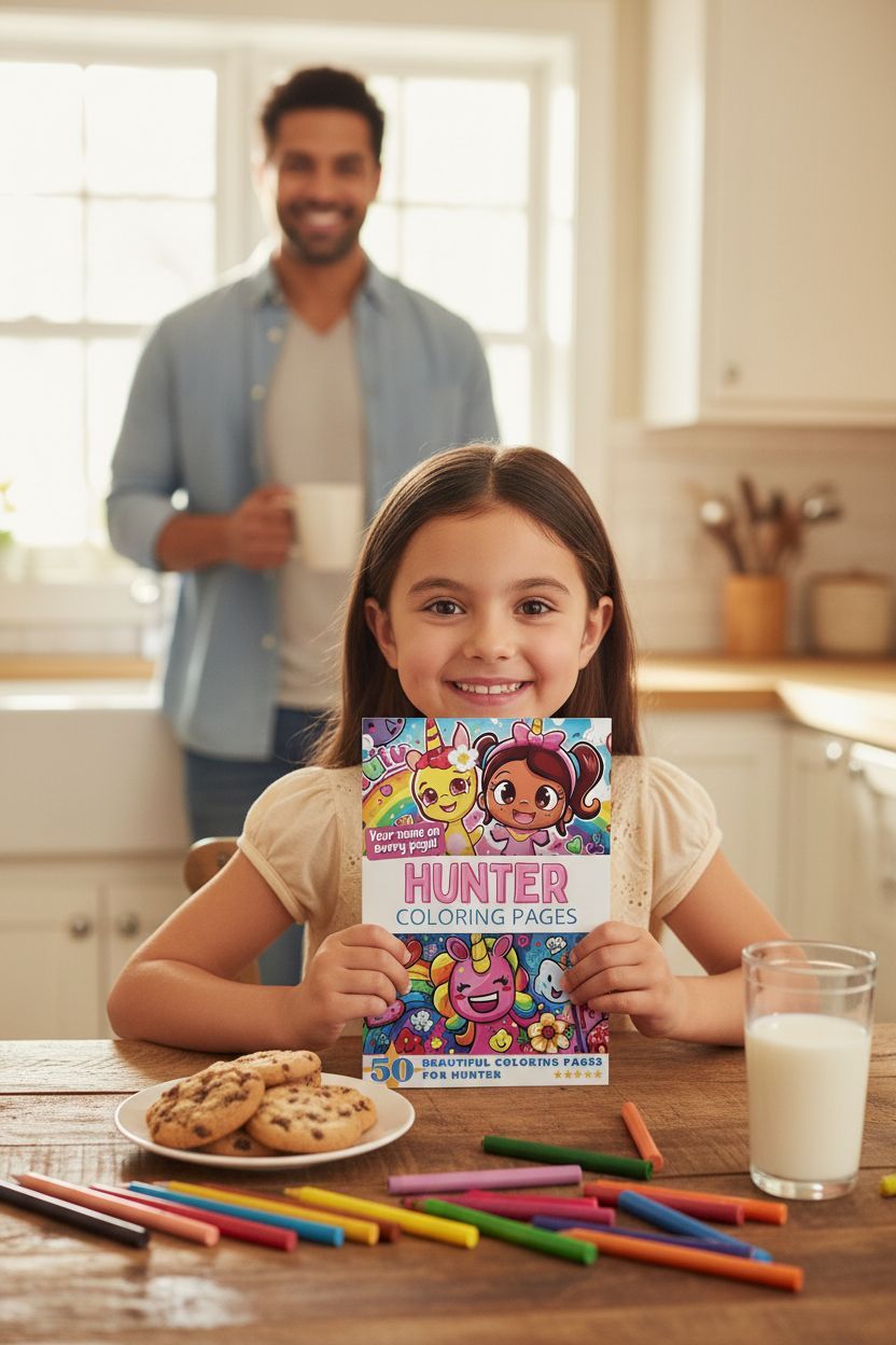 Hunter personal coloring pages