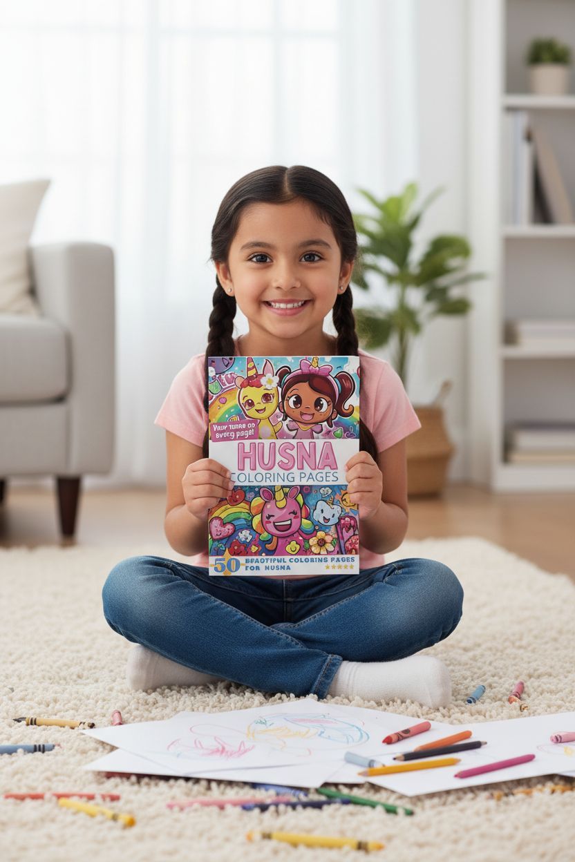 Husna personal coloring pages