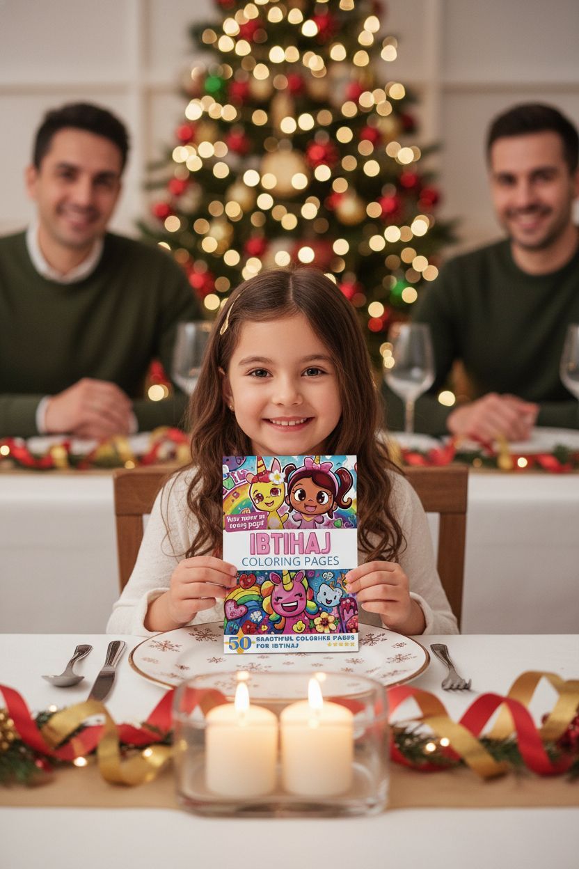 Ibtihaj Christmas coloring pages gift