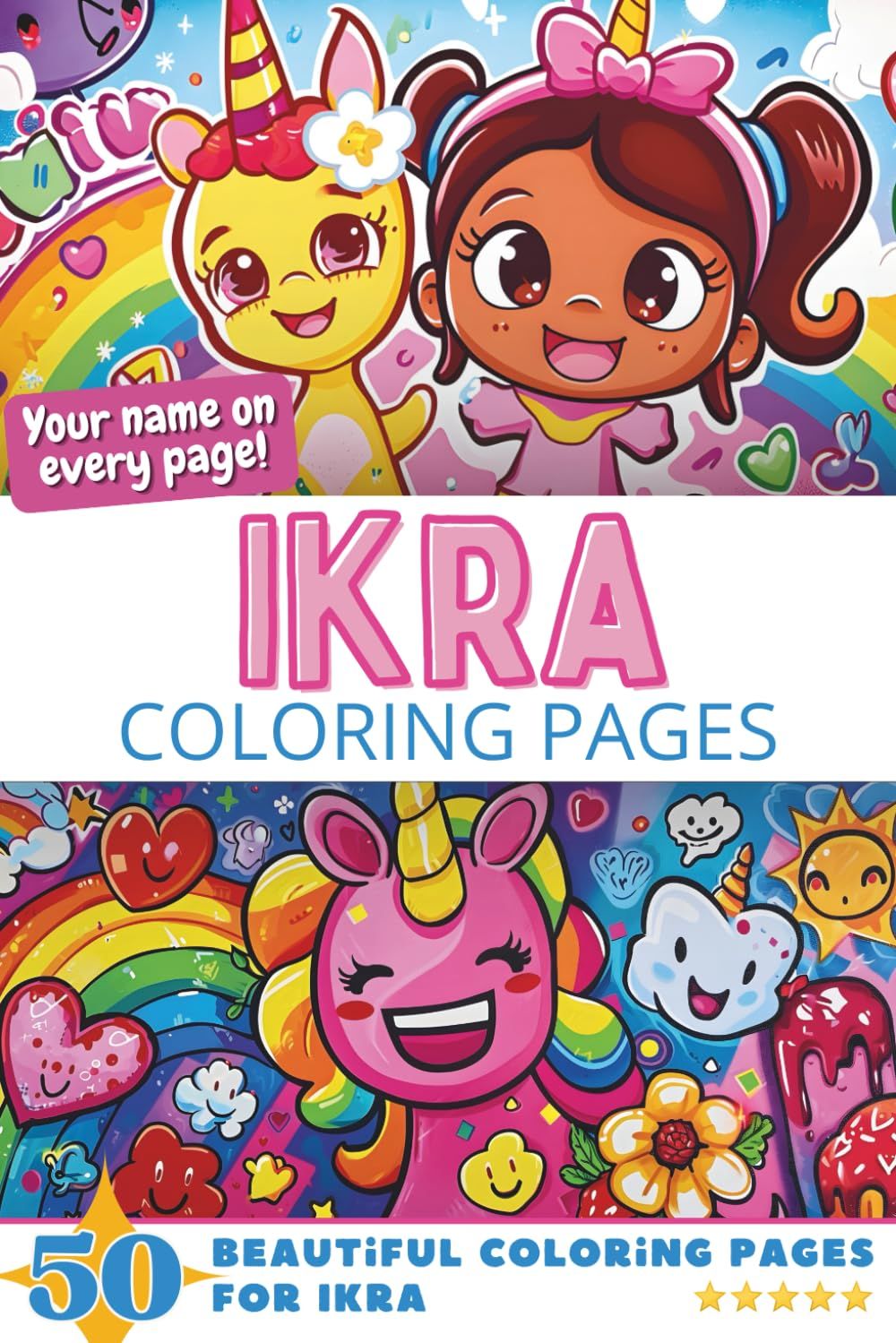 Ikra Coloring Book Cover