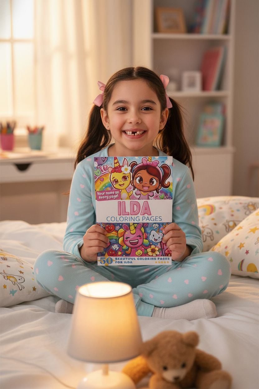 Ilda personal coloring pages