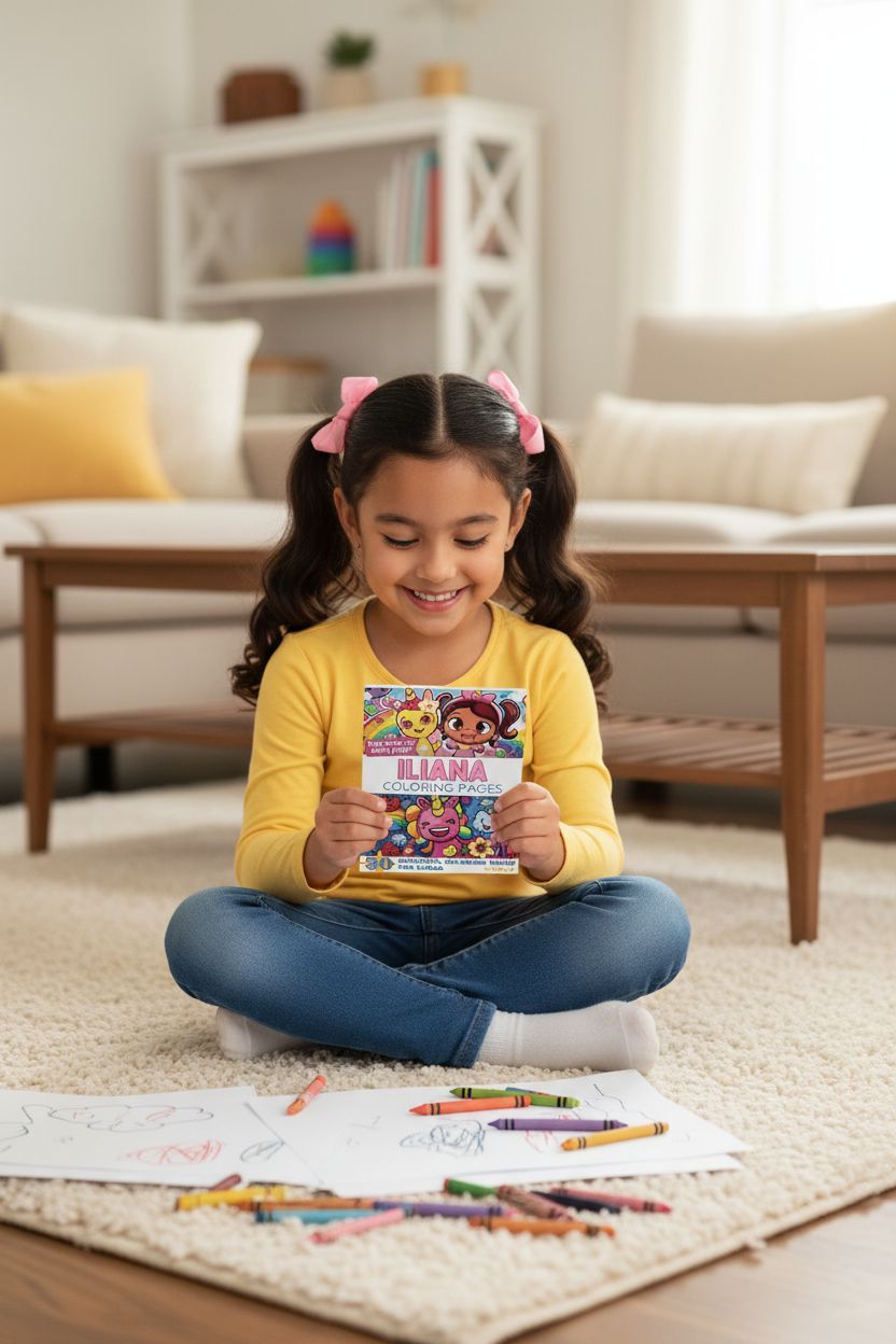 Iliana personal coloring pages