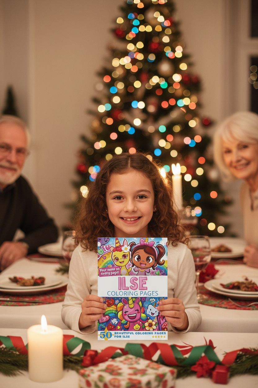 Ilse Christmas coloring pages gift
