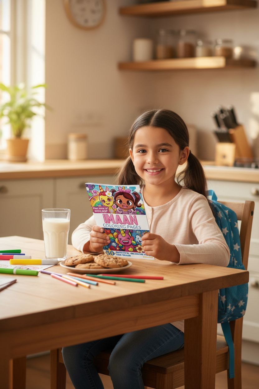 Imaan personal coloring pages