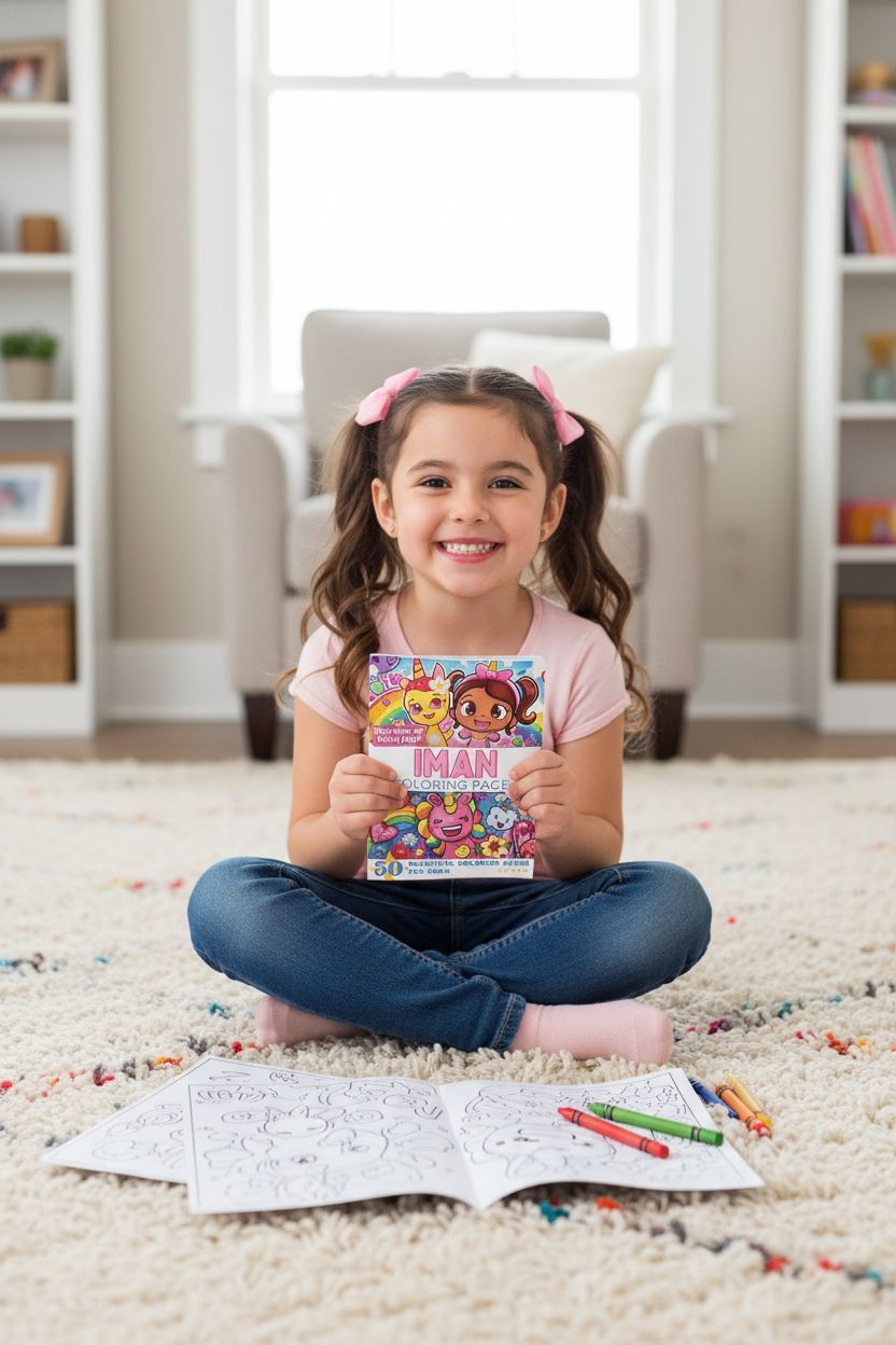 Iman personal coloring pages