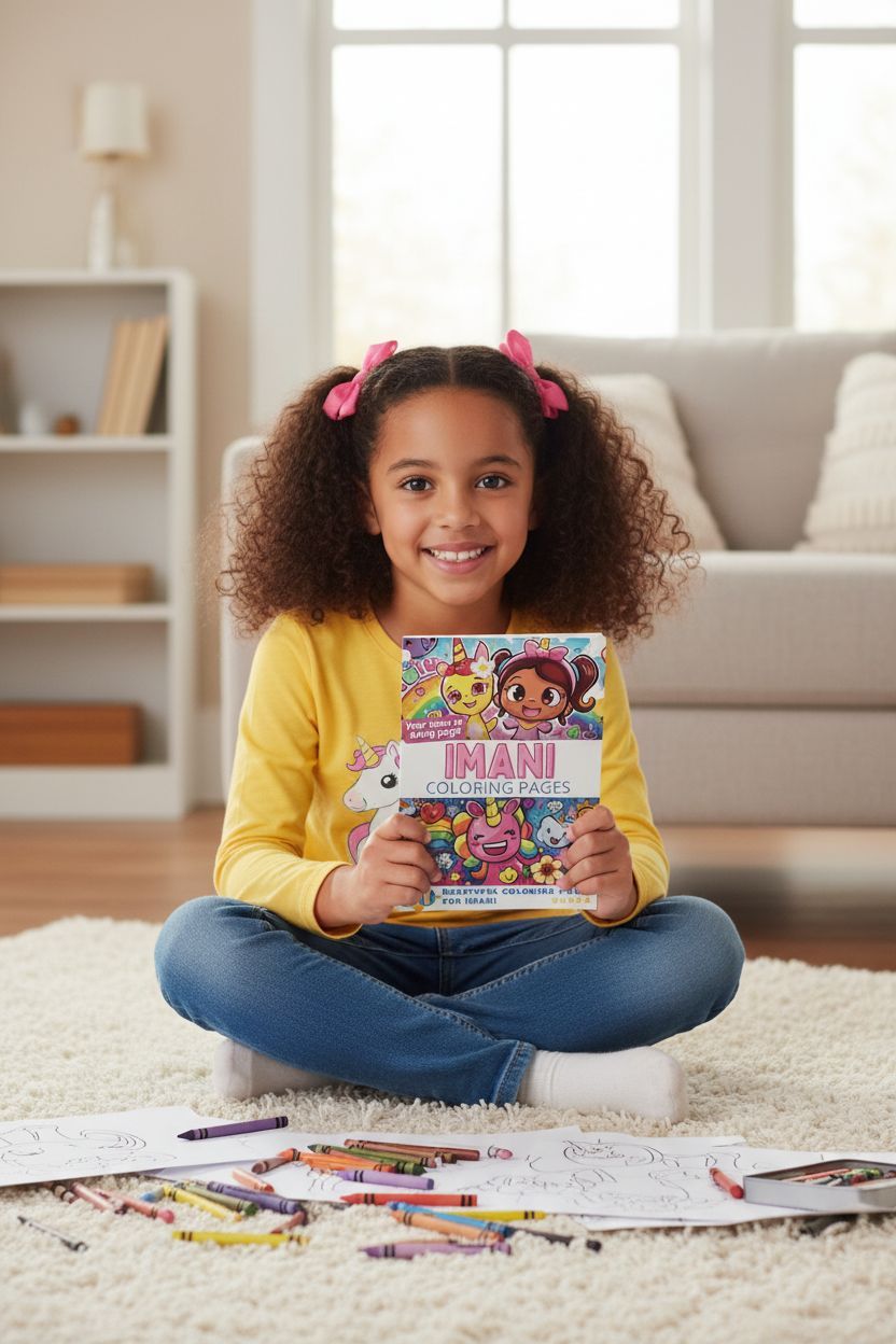 Imani personal coloring pages