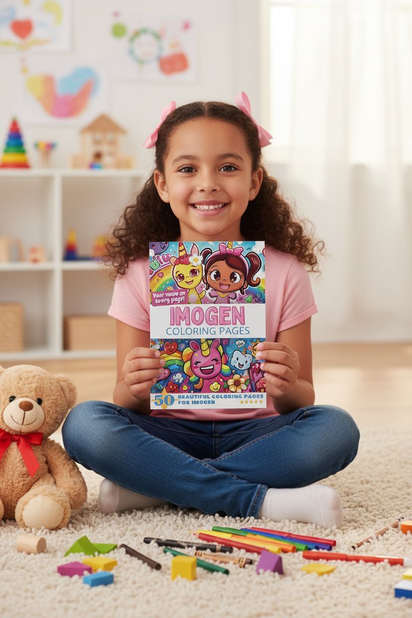 Imogen personal coloring pages