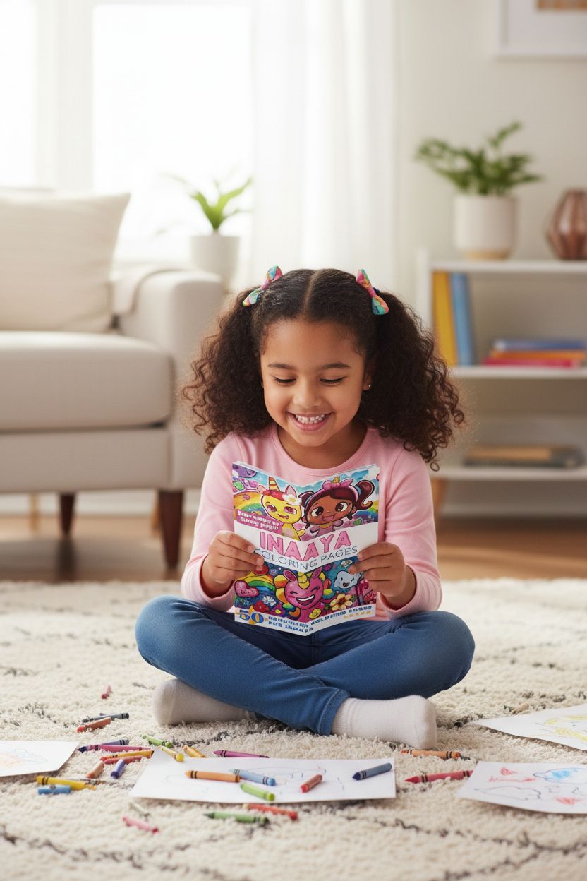 Inaaya personal coloring pages