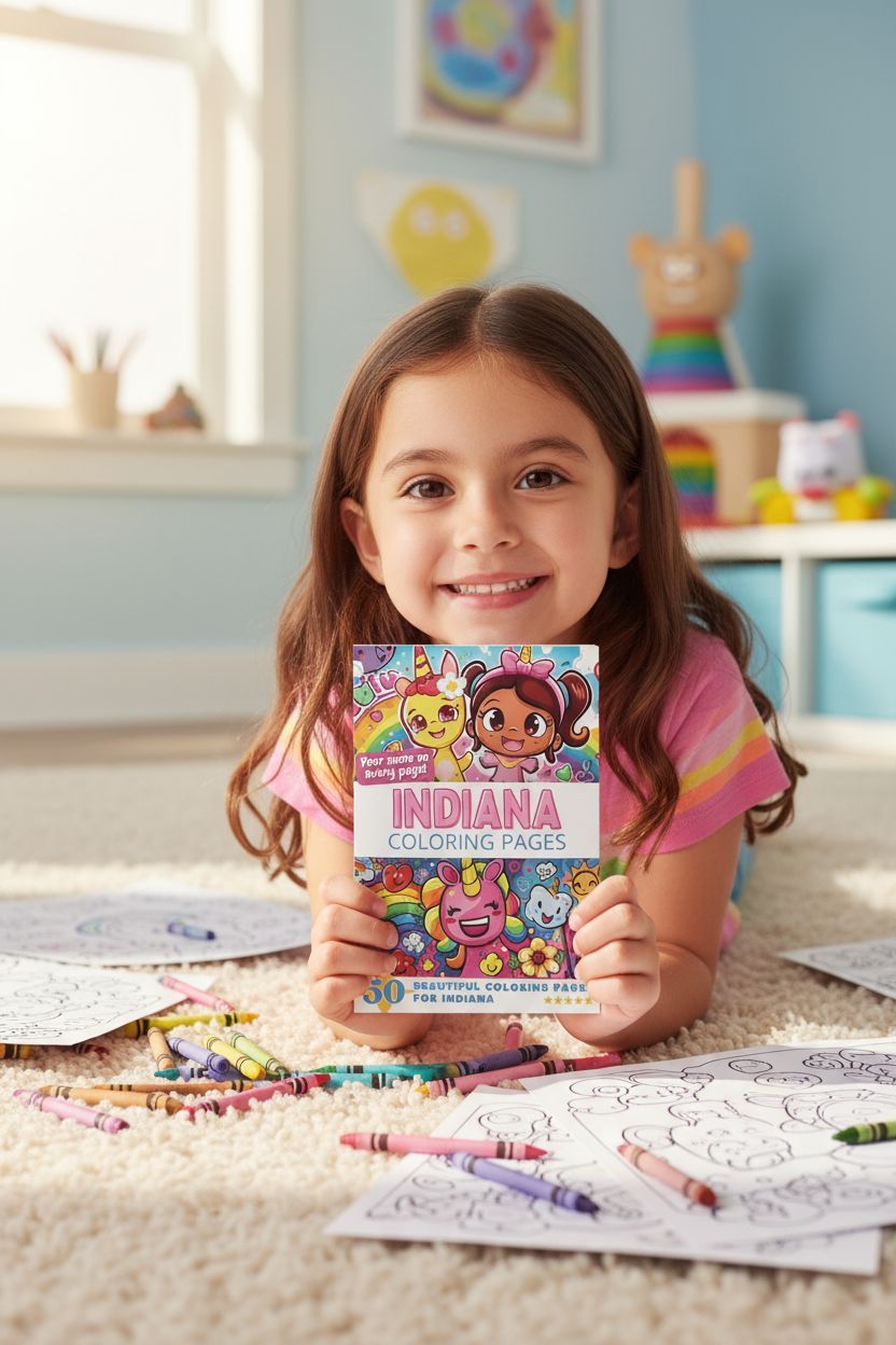 Indiana personal coloring pages