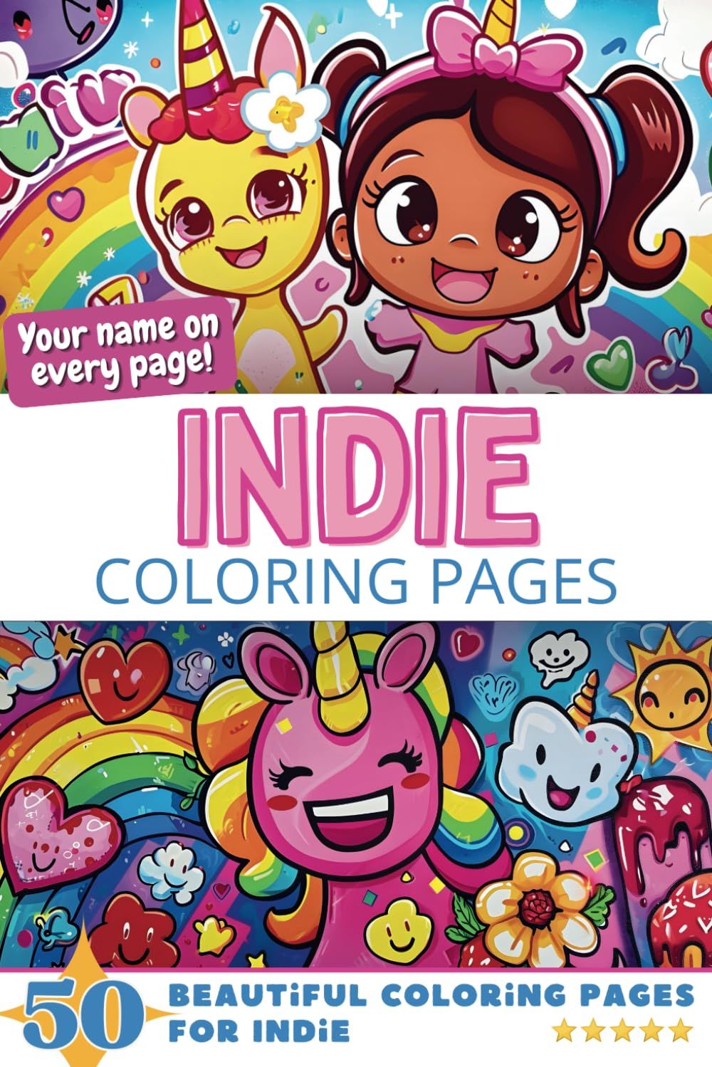 Indie Coloring Book Cover