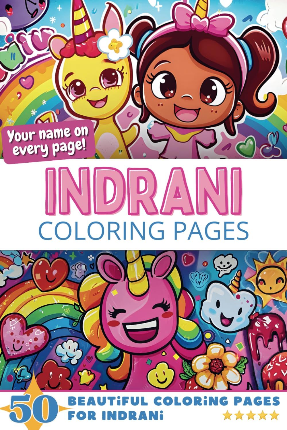 Indrani Coloring Book Cover