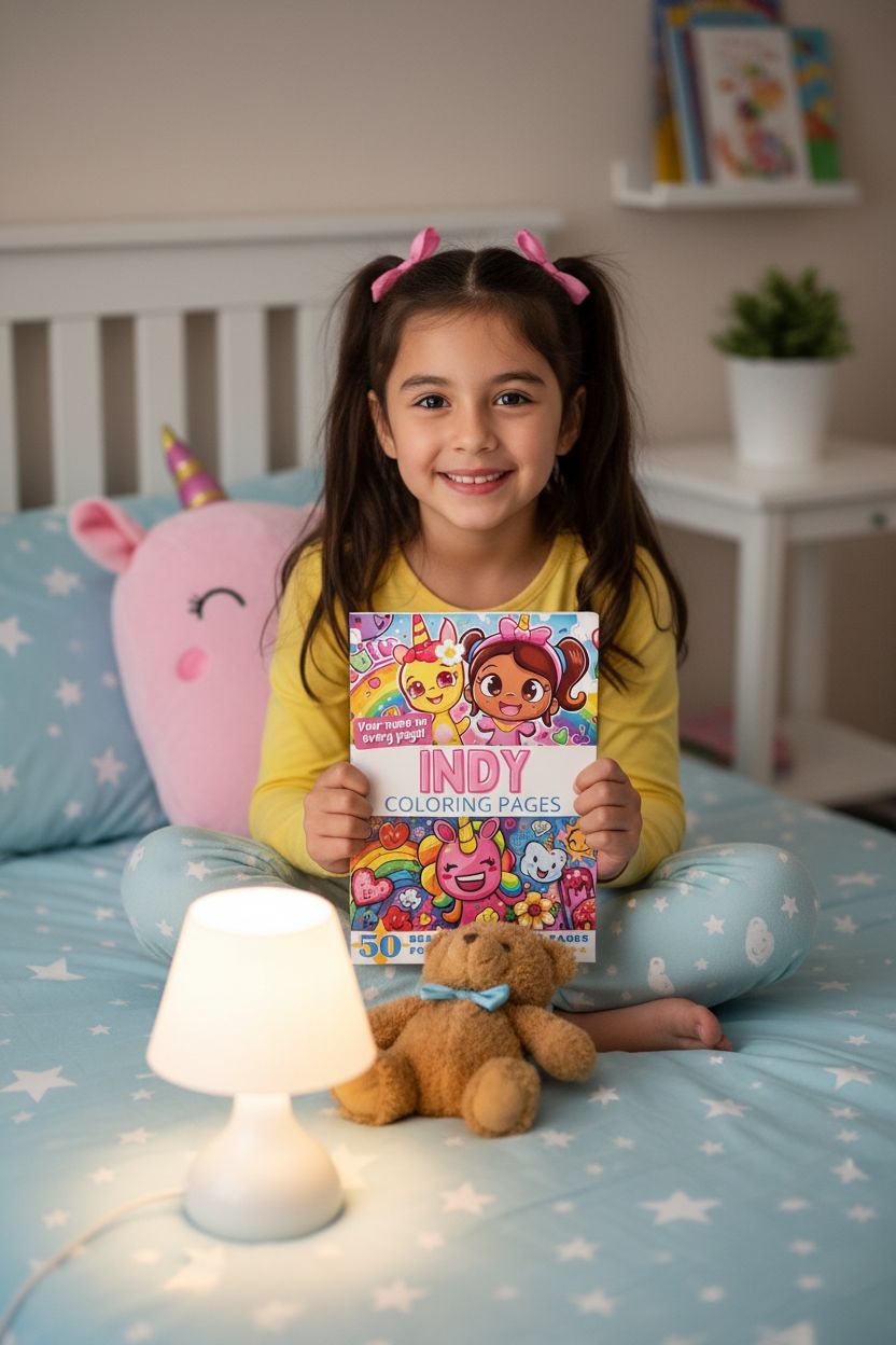 Indy personal coloring pages