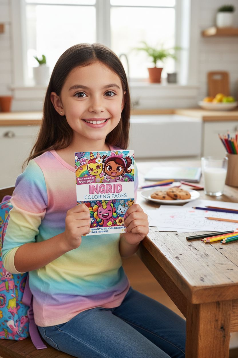 Ingrid personal coloring pages