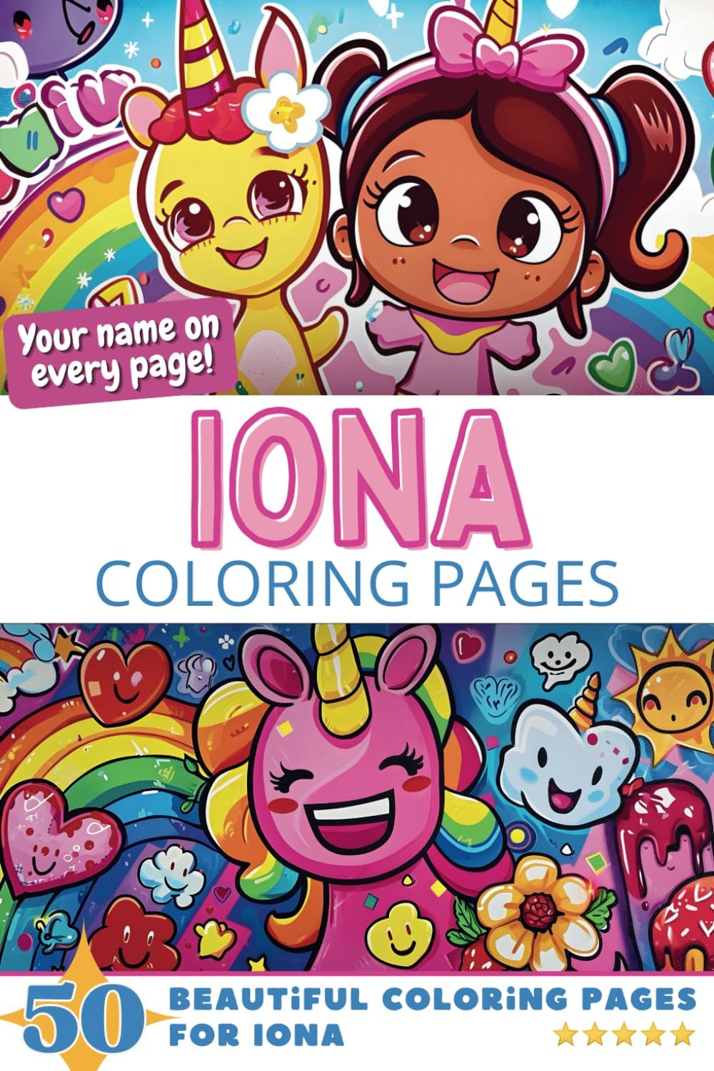 Iona Coloring Book Cover