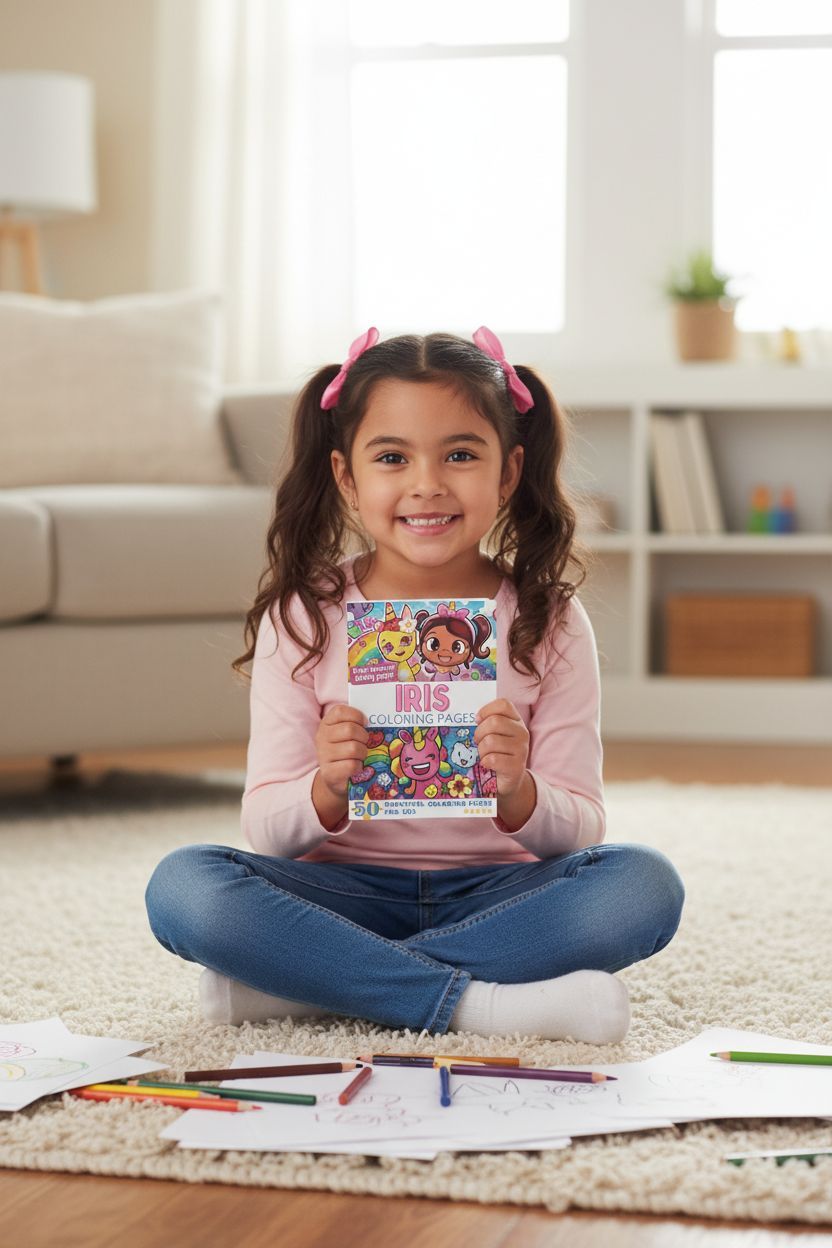 Iris personal coloring pages