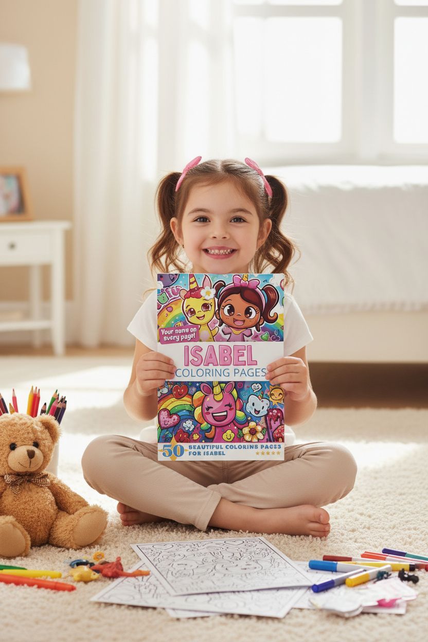 Isabel personal coloring pages