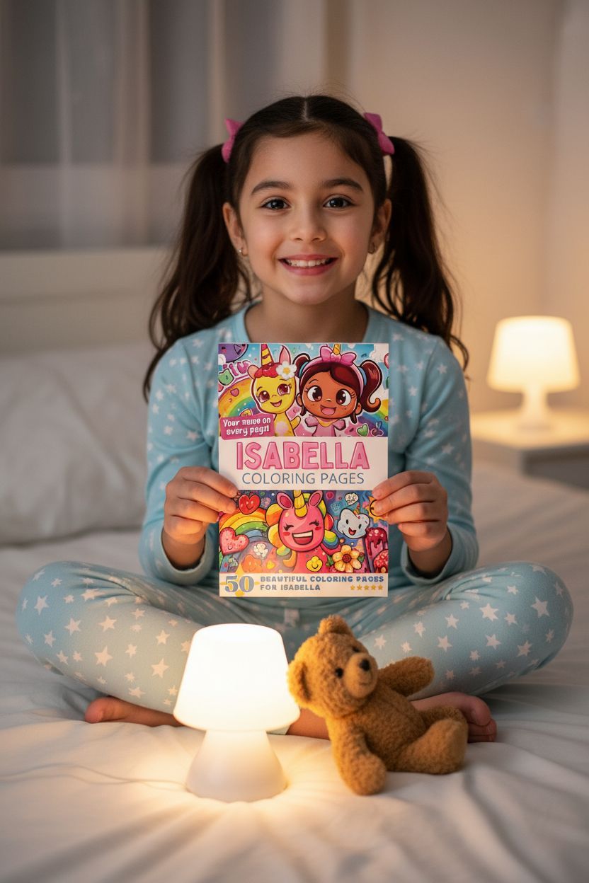 Isabella personal coloring pages