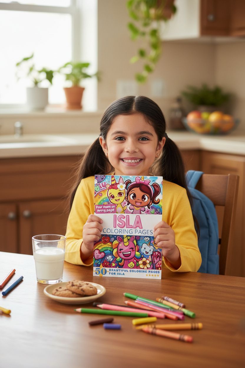 Isla personal coloring pages