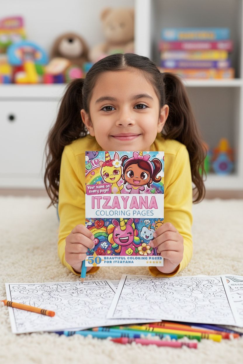 Itzayana personal coloring pages