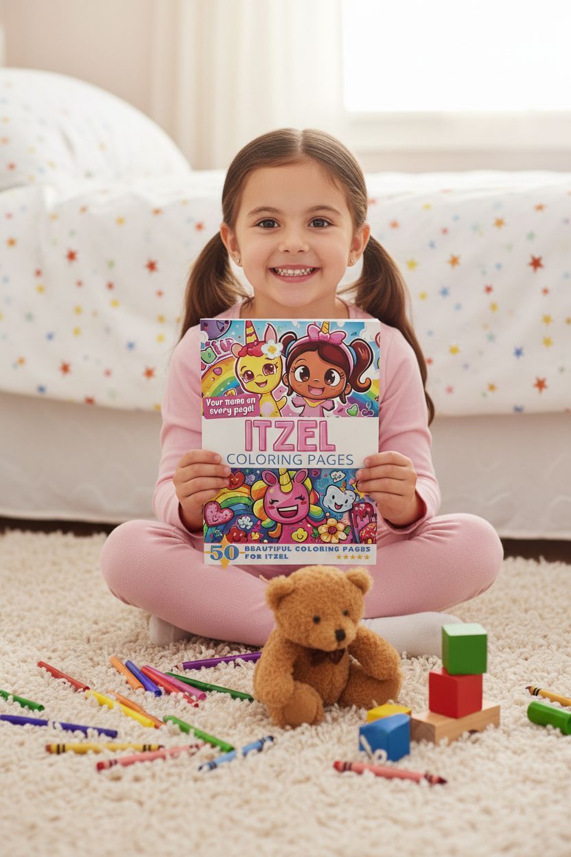 Itzel personal coloring pages