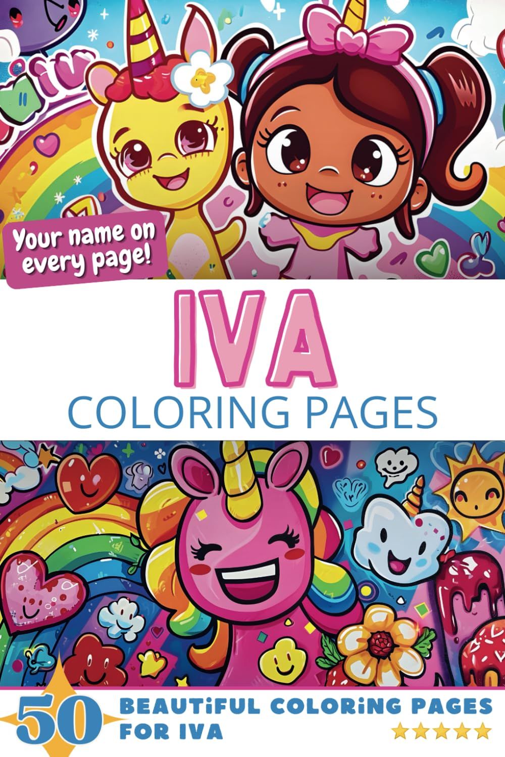 Iva Coloring Book Cover