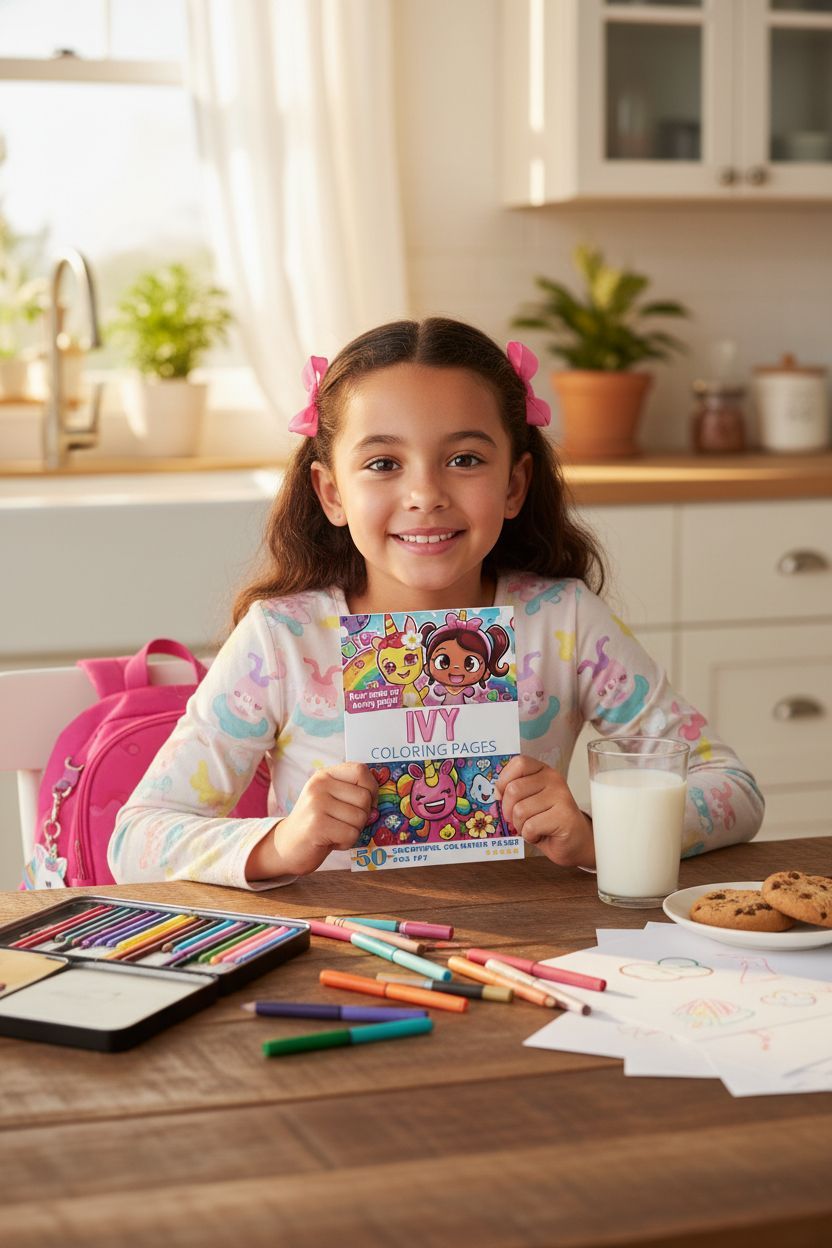 Ivy personal coloring pages