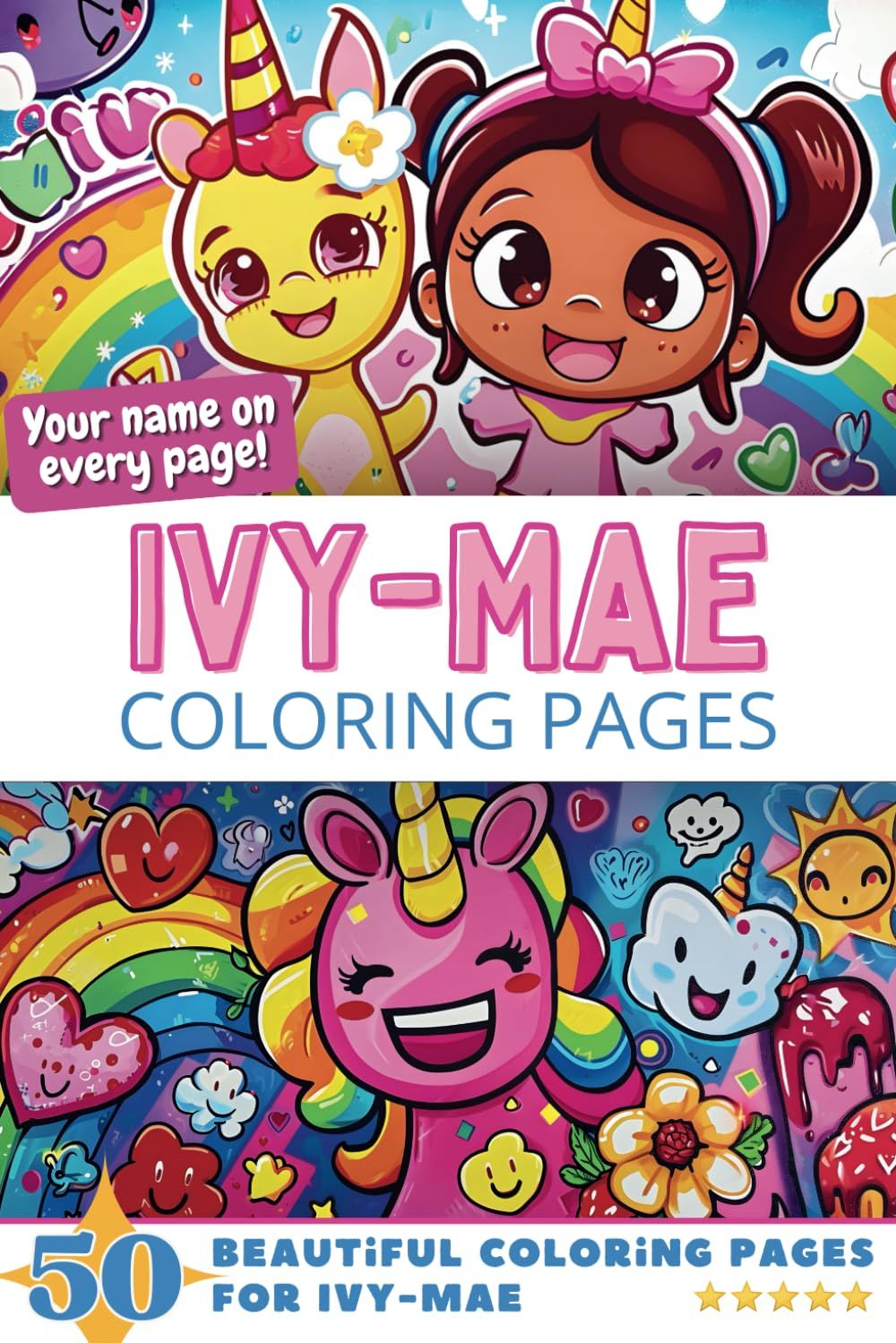 Ivy-Mae Coloring Book Cover