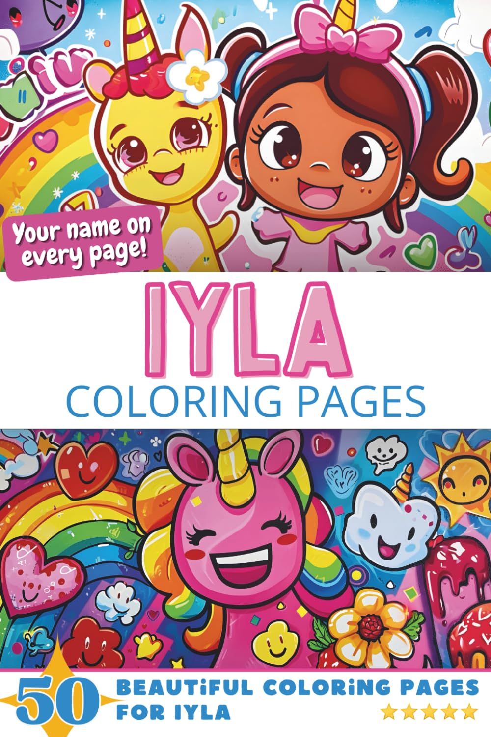 Iyla Coloring Book Cover