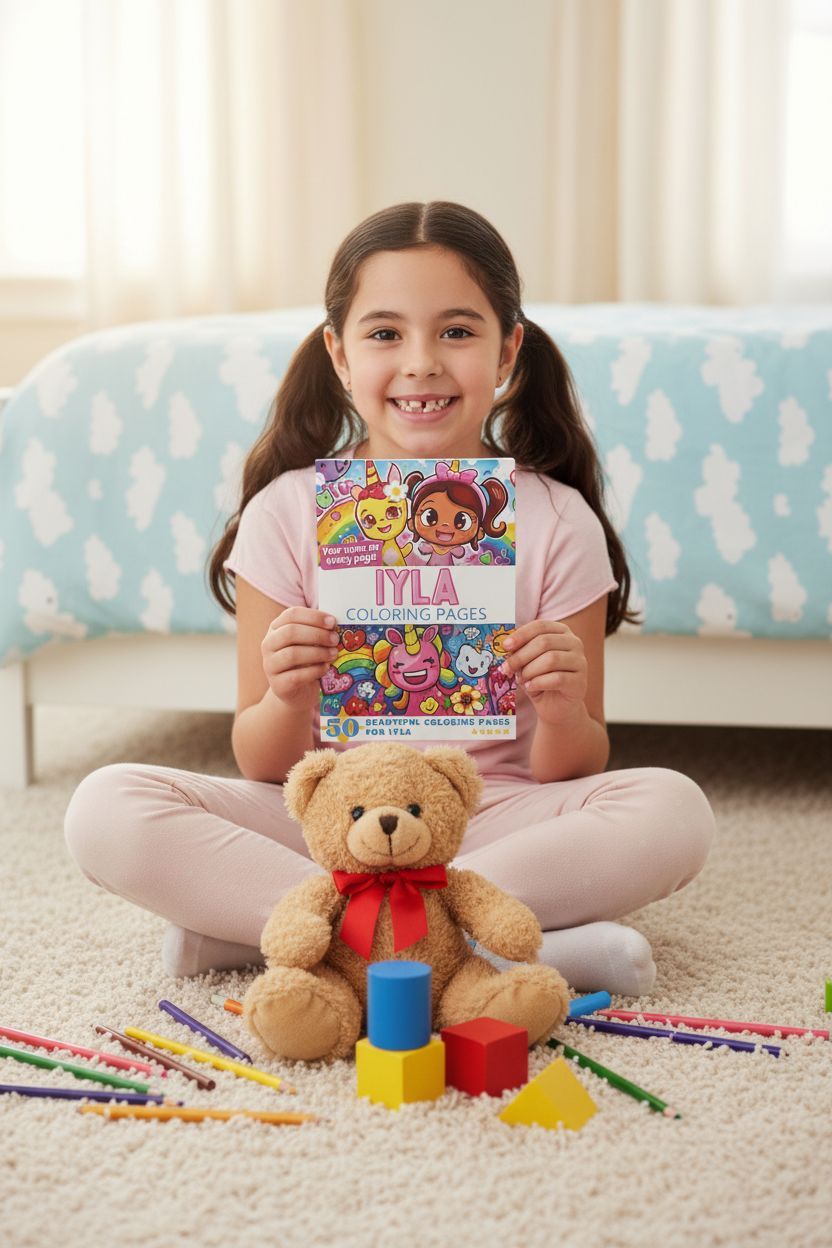 Iyla personal coloring pages