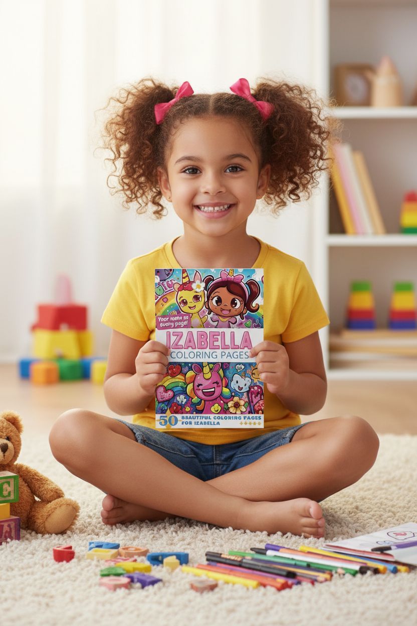 Izabella personal coloring pages