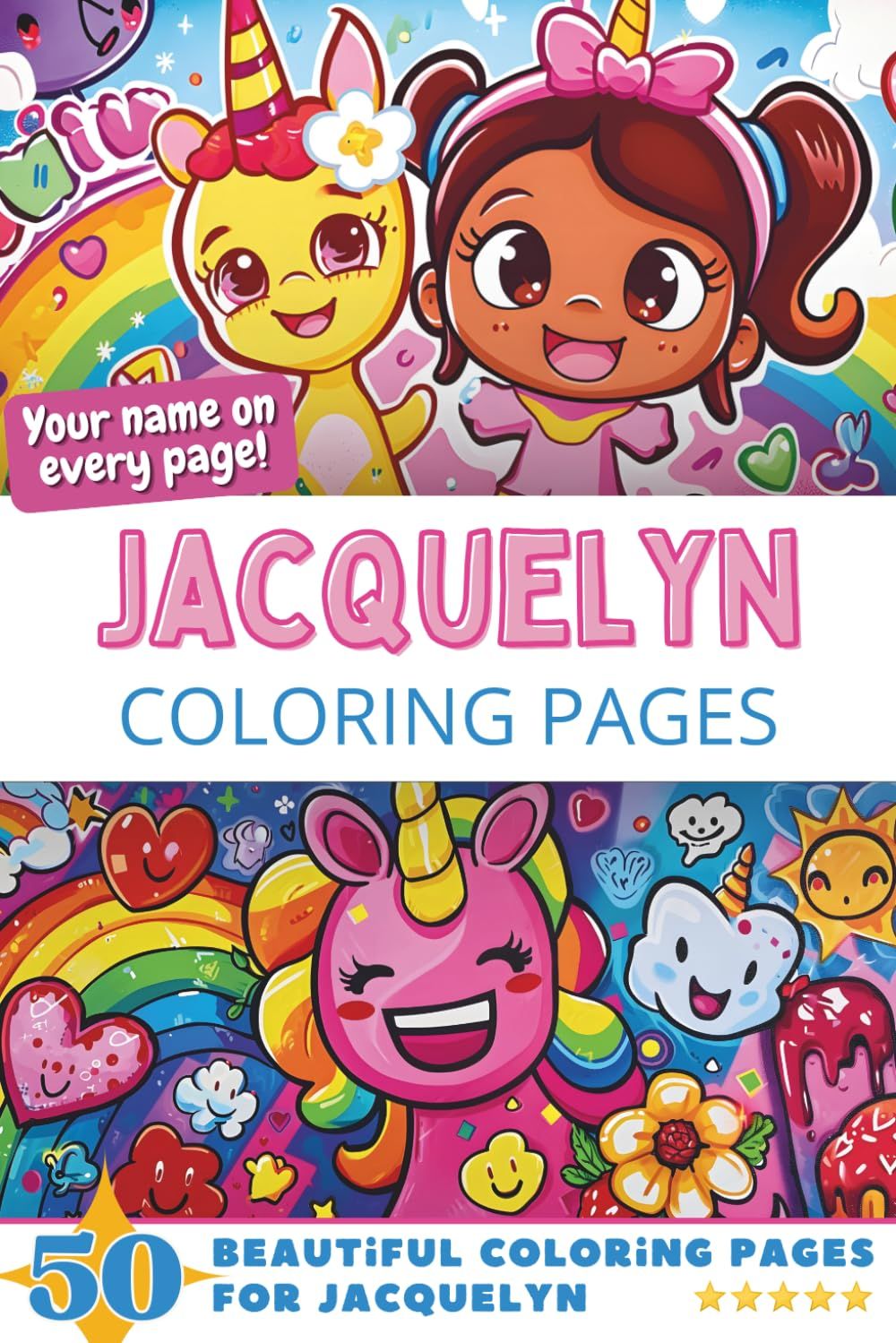 Jacquelyn Coloring Book Cover