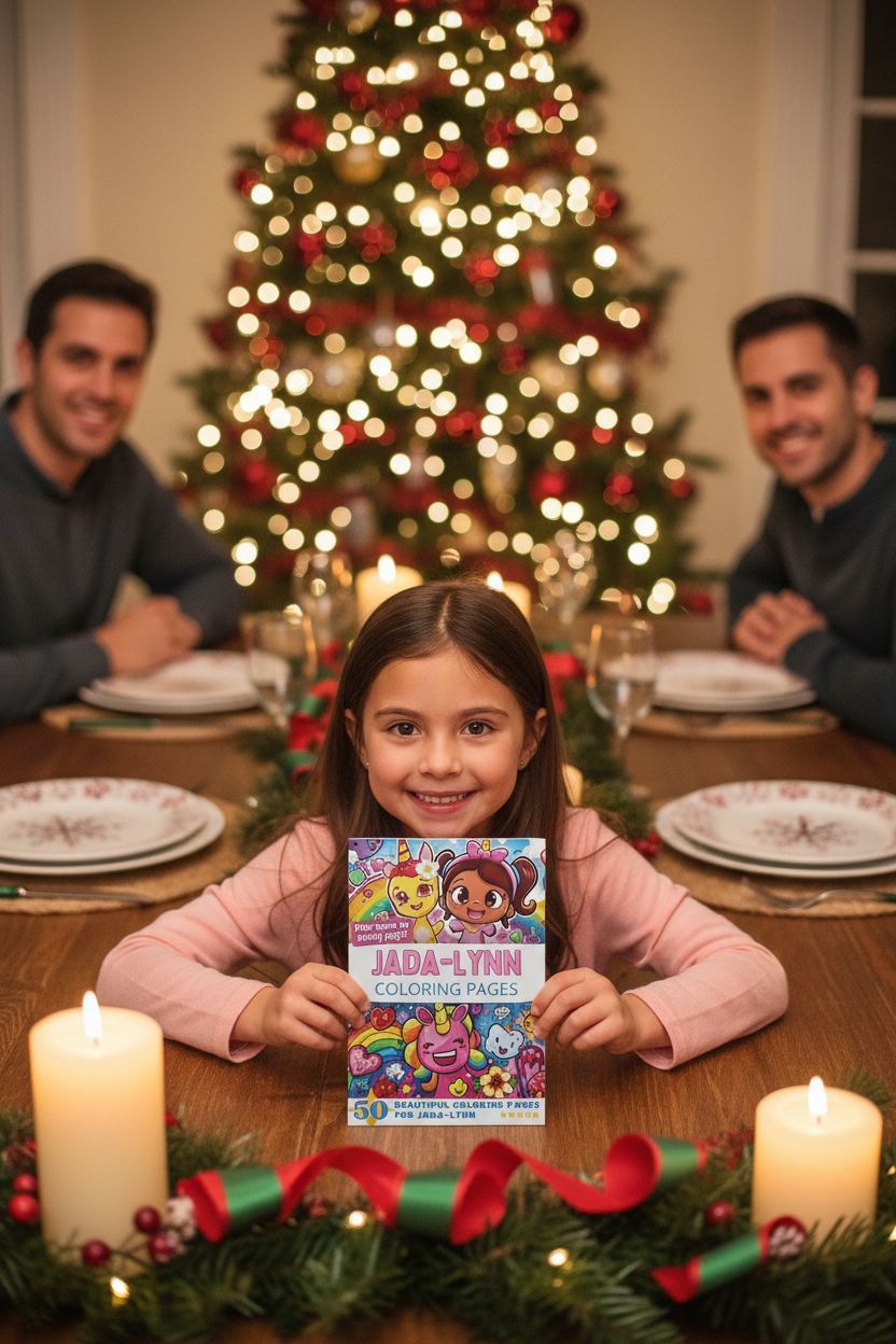 Jada-Lynn Christmas coloring pages gift