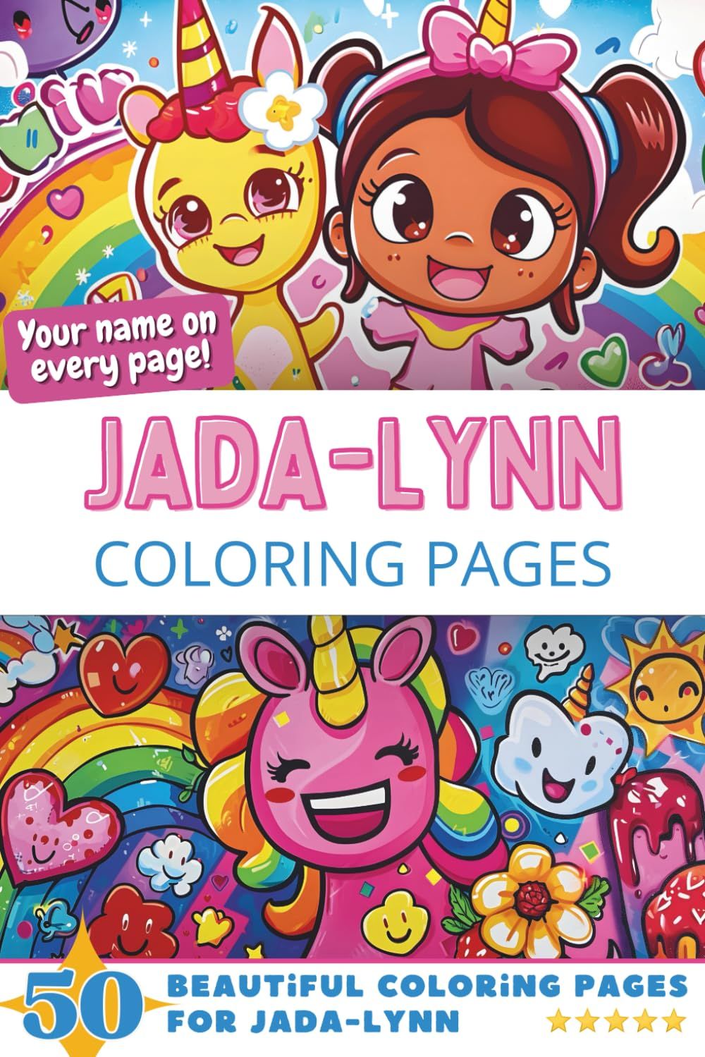 Jada-Lynn Coloring Book Cover