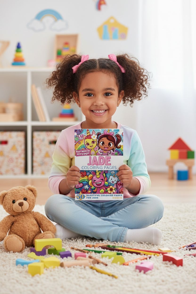 Jade personal coloring pages