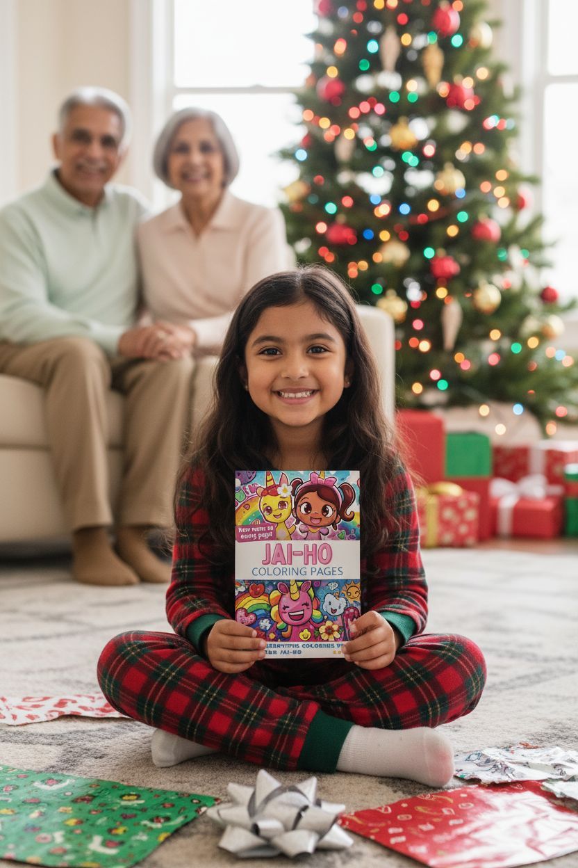 Jai-Ho Christmas coloring pages gift