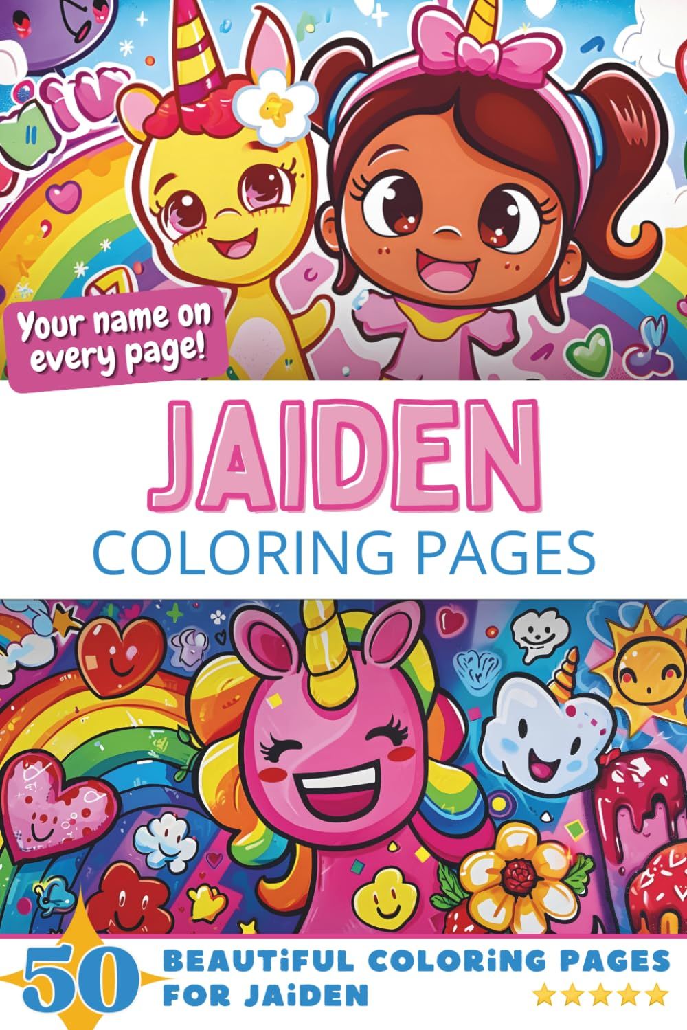 Jaiden Coloring Book Cover