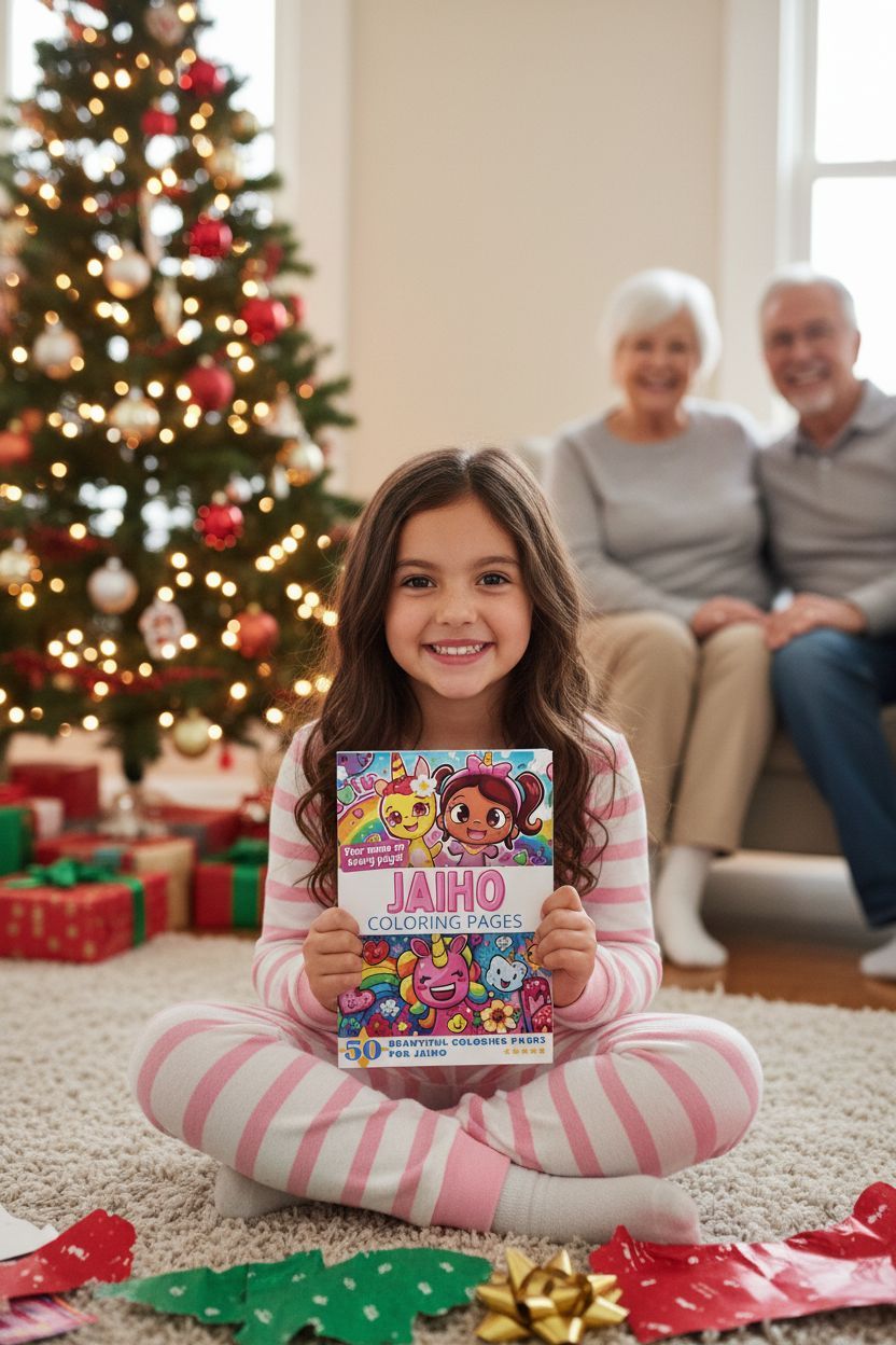 Jaiho Christmas coloring pages gift