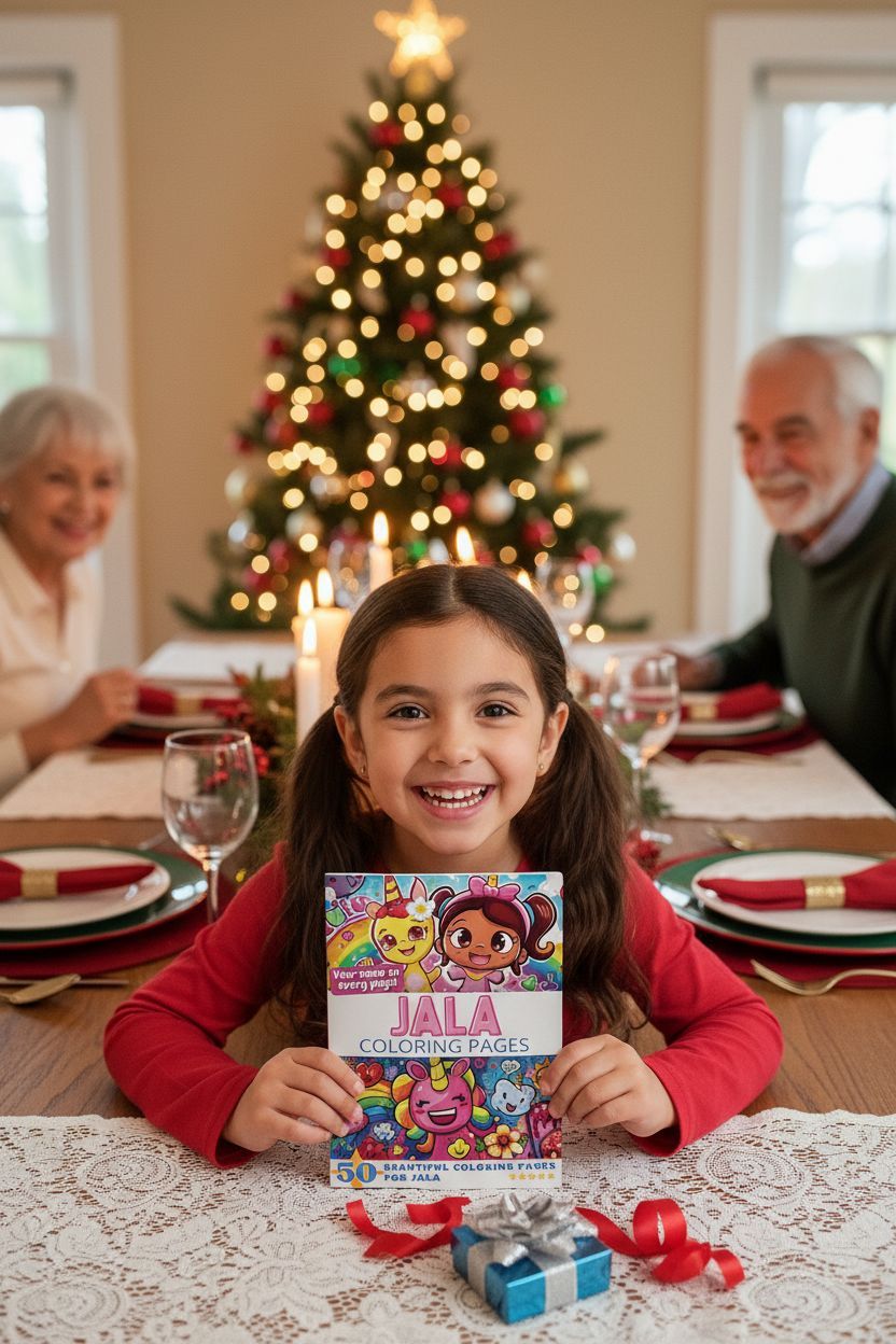 Jala Christmas coloring pages gift