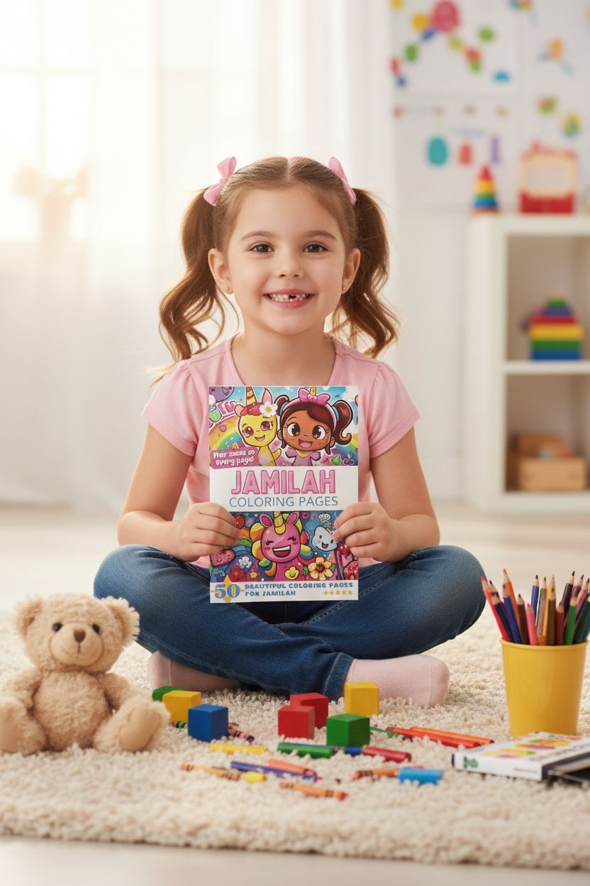 Jamilah personal coloring pages