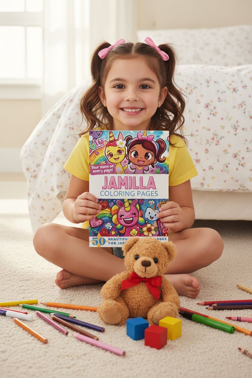 Jamilla personal coloring pages
