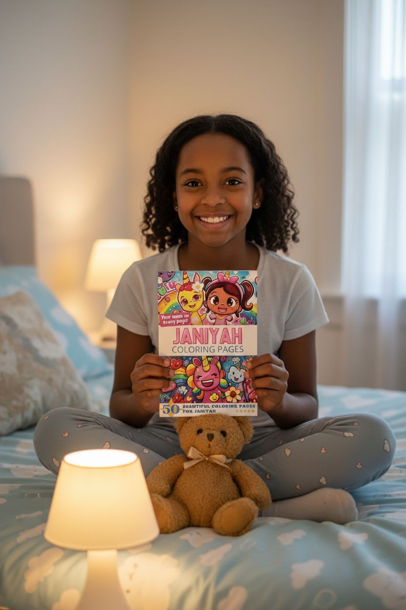 Janiyah personal coloring pages