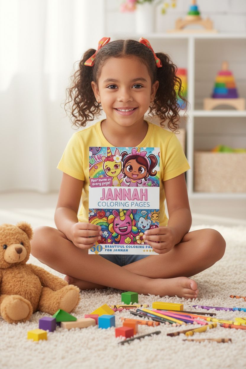 Jannah personal coloring pages