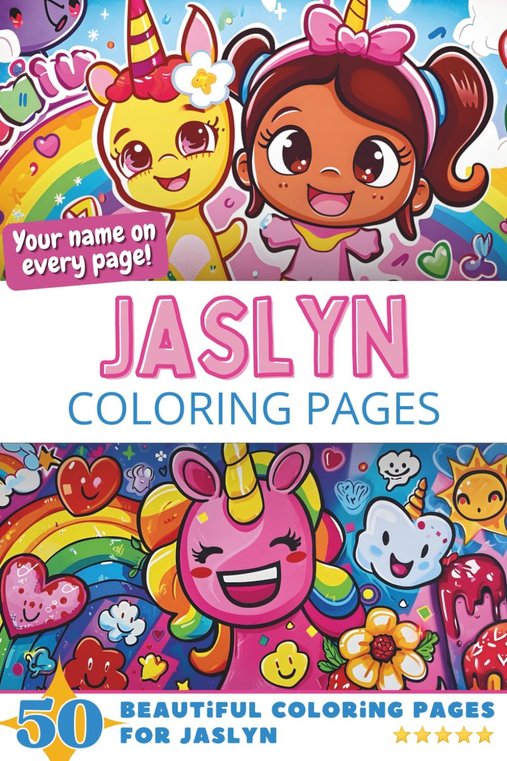 Jaslyn Coloring Book Cover
