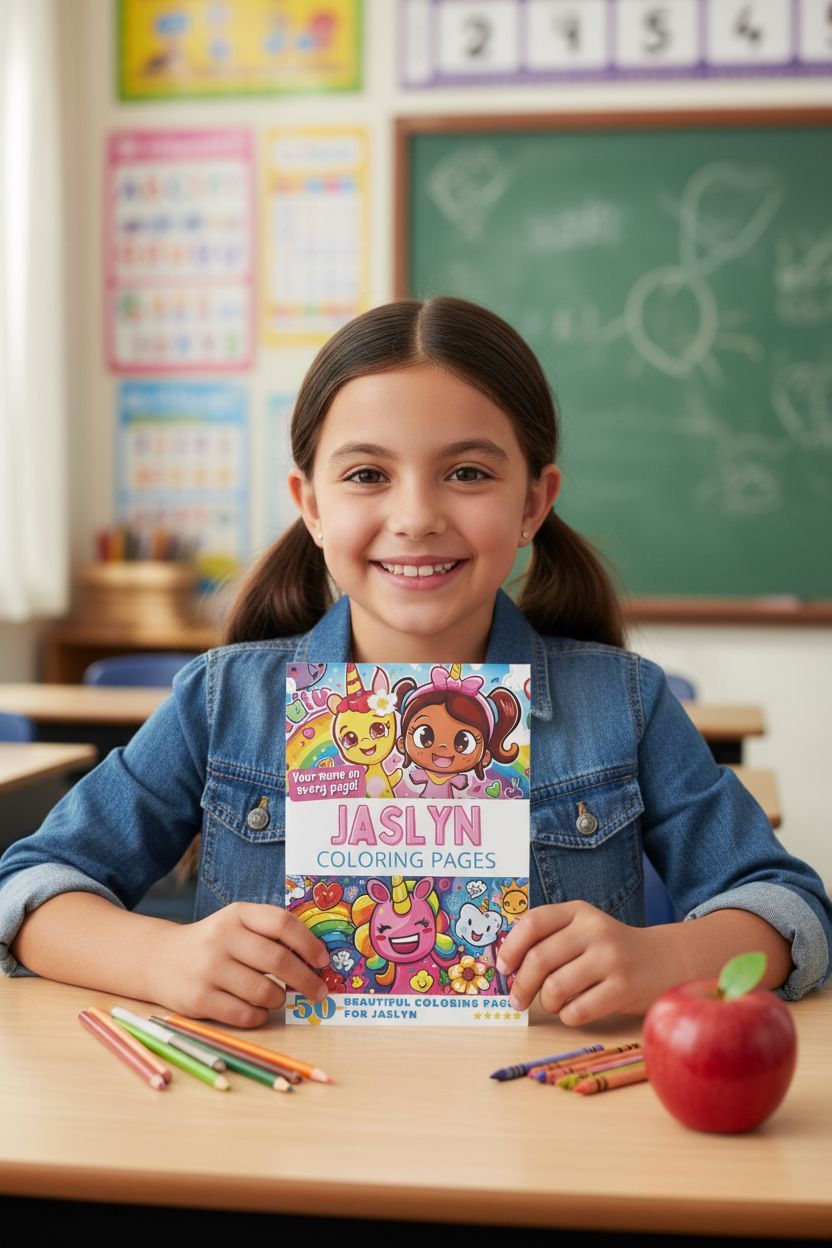 Jaslyn personal coloring pages