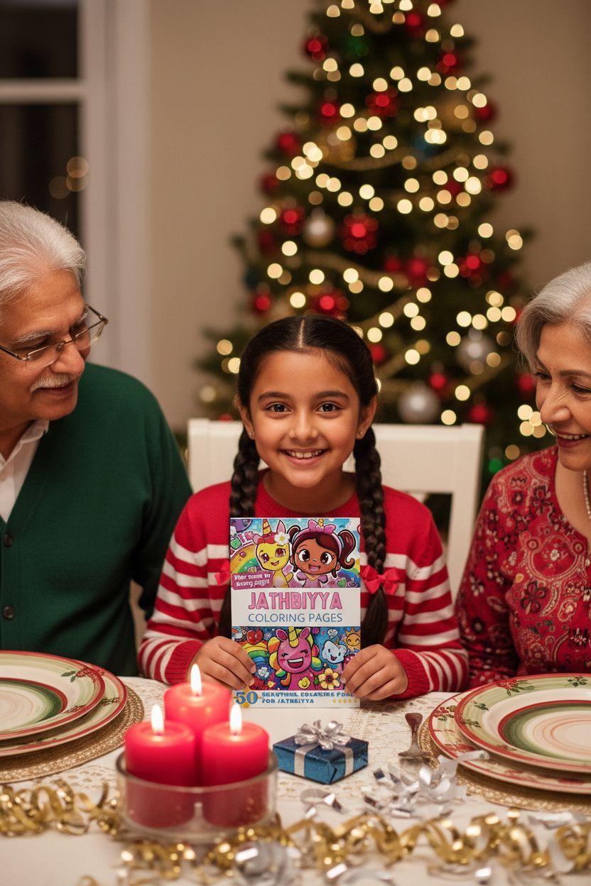 Jathbiyya Christmas coloring pages gift