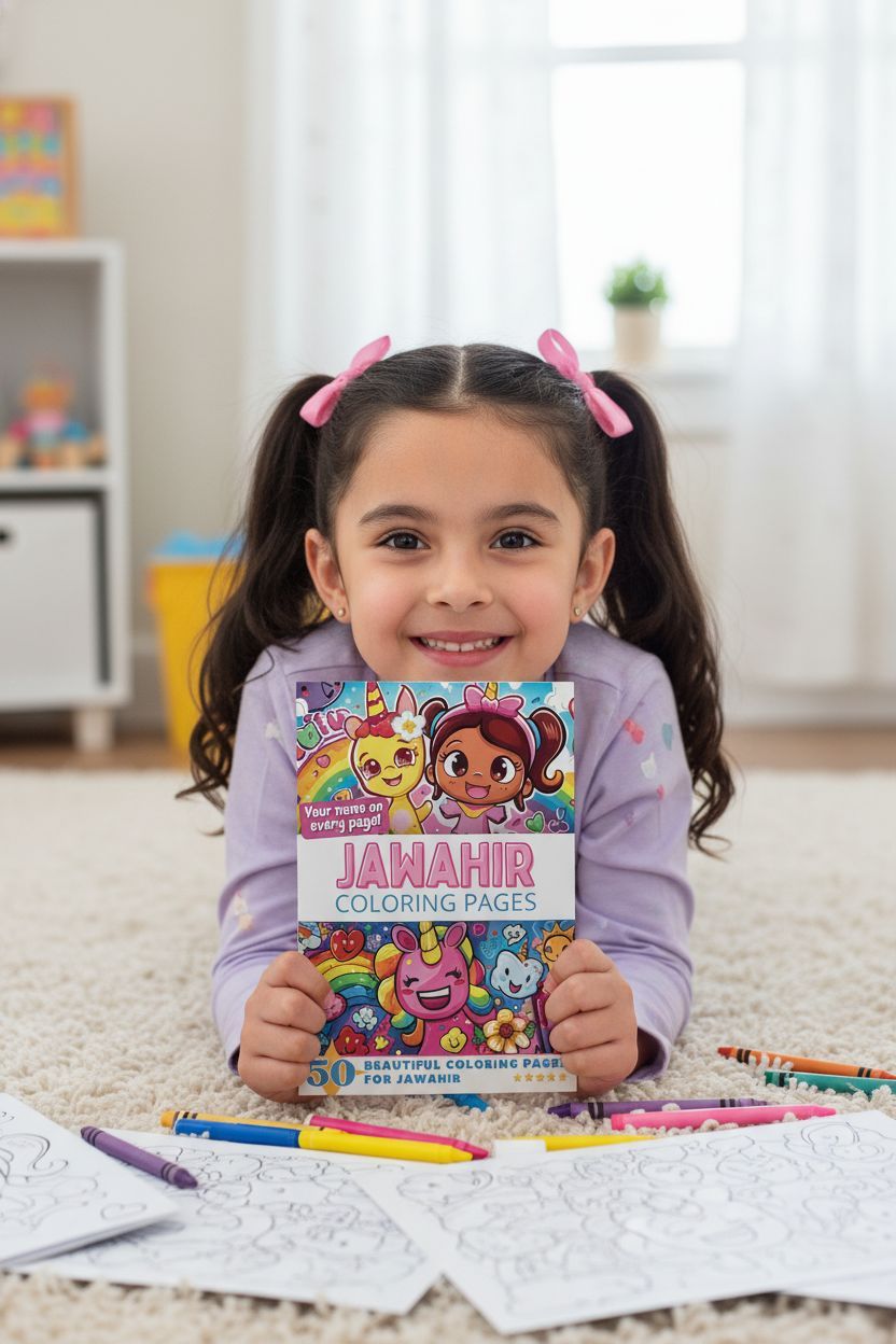 Jawahir personal coloring pages