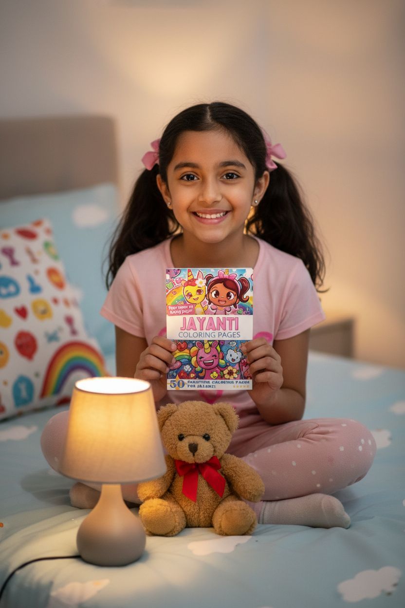 Jayanti personal coloring pages