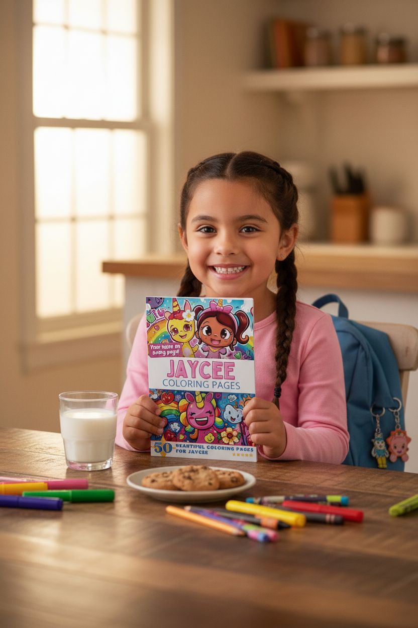 Jaycee personal coloring pages